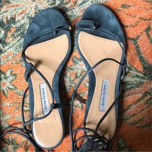 Emme Parsons Susan sandal in blue suede